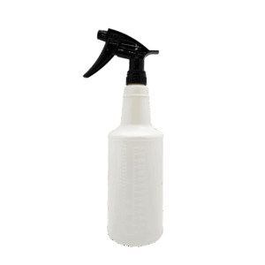 Notty White HDPE Bottle with Chemical Resistent Spray Head - 800ml